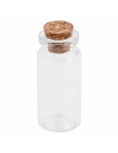▷ Mini Bote con Tapón de Corcho 20 ml. - Envío 24 h.