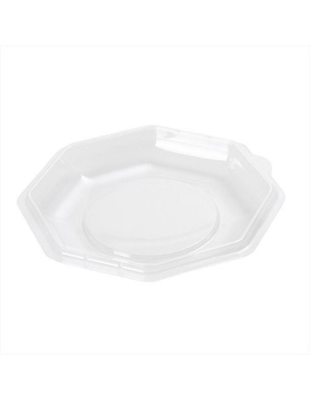 ▷ Tapa Envase de Plástico Negro Para Ensaladas 500 cc - Envío 24h.