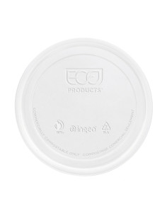 ▷ Tapa para Envase Redondo Biodegrable PLA 145ml/5 OZ  - Envío 24h.✅✅