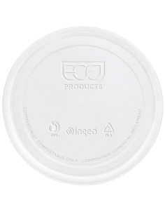 ▷ Tapa para Envase Redondo Biodegrable PLA 235-940ml - Envío 24h.✅✅