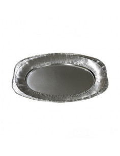 ▷ Bandeja de Alumínio Oval 351X243X21 mm - Envio 24h.