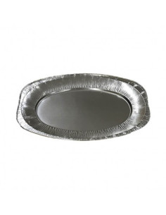 ▷ Bandeja de Aluminio Ovalada 550X360X20 mm - Envío 24h