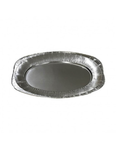 ▷ Bandeja de Aluminio Ovalada 550X360X20 mm - Envío 24h