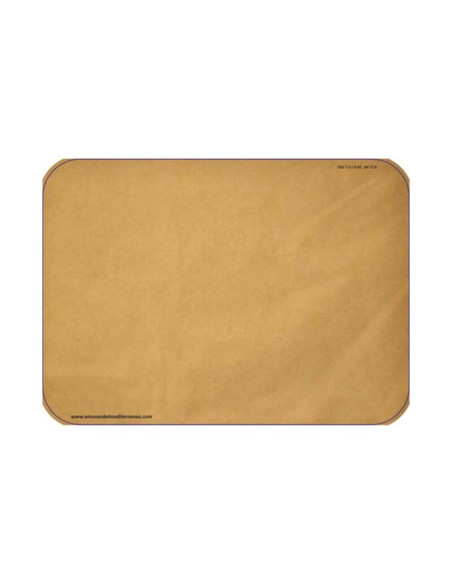 ▷ Tapa de Cartón Marrón para Envases de Aluminio 650 cc - Envío 24h.