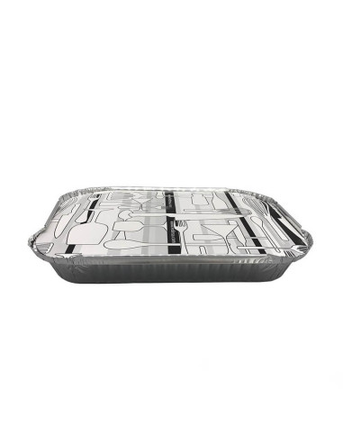 ▷ Embalagens de Alumínio com Tampa 1500 cc - Envio em 24h.