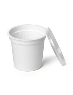 ▷ Tarrinas para Molhos 125 cc Branca com Tampa - Envio em 24h.