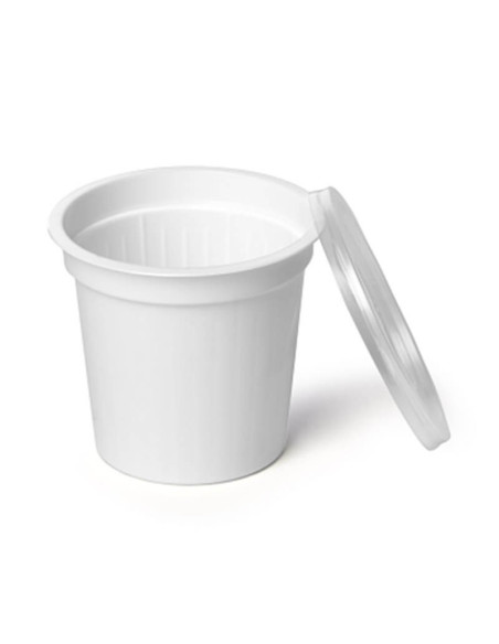 ▷ Tarrinas para Salsas 125 cc Blanca mas Tapa - Envío 24h.