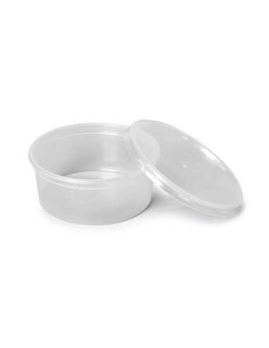 ▷ Envase de Plástico con Cierre Hermético 370 cc mas Tapa - Envío 24h.