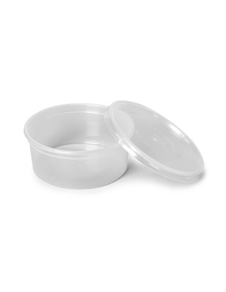 ▷ Envase de Plástico con Cierre Hermético 370 cc mas Tapa - Envío 24h.