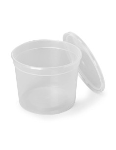 ▷ Envase de Plástico con Cierre Hermético 750 cc mas Tapa - Envío 24h.