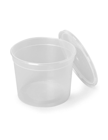 ▷ Envase de Plástico con Cierre Hermético 750 cc mas Tapa - Envío 24h.