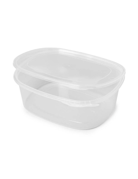 ▷ Envases de Plástico para Microondas Ovalado 1.000 cc - Envío 24h.
