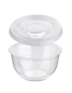 ▷ Copa de Plástico para Postres 220 cc mas Tapa - Envío 24h.