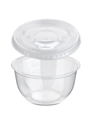 ▷ Copa de Plástico para Postres 220 cc mas Tapa - Envío 24h.
