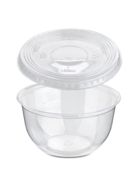 ▷ Copo de Plástico para Sobremesas 220 cc com Tampa - Envio 24h.
