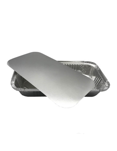 ▷ Bandeja de Aluminio para Alimentos 1820 cc mas Tapa - Envío 24h.