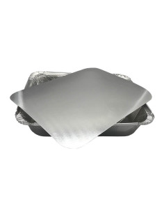 ▷ Pacote Bandeja de Alumínio + Tampa 321X261X50 mm - Envio 24h.