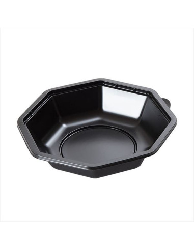 ▷ Envase de Plástico Negro Para Ensaladas 500 cc - Envío 24h.