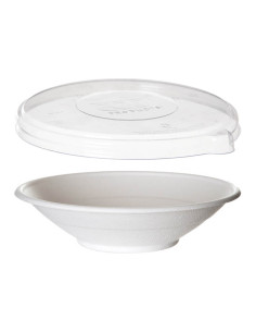 ▷ Bowls Fideos Compostables 710 cc con Tapa - Envío 24h. ✅✅