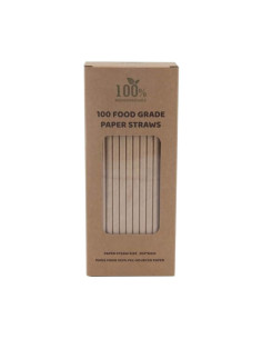 ▷ Palhinha de Papel Kraft Biodegradável - Envio Gratuito 24h.