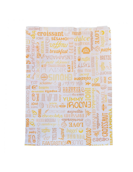 ▷ Bolsas de Papel Antigrasa 35X26+8 cm - Envío 24h.