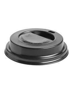 ▷ Tapa Negra para Vaso de Papel para Café 6 Oz / 192 cc - Envío 24h.✅✅