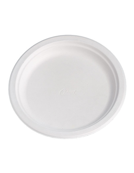 ▷ Plato de Caña de Azúcar 17 cm. - Envases del Mediterráneo