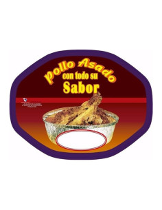 ▷ Tapa Cartón para Envases para Pollo a la Brasa cc - Envío 24h.