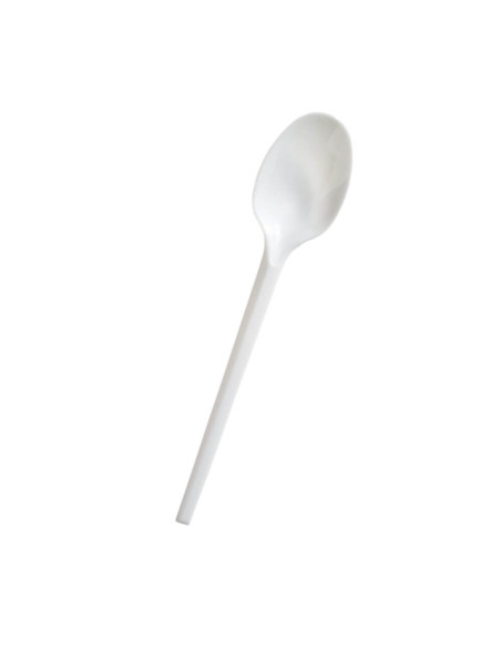 ▷ Cuchara Biodegradable Blanco CPLA - Envío 24h.
