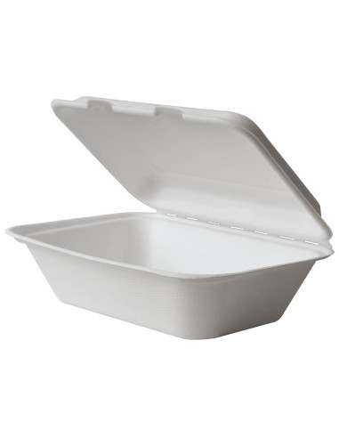 ▷ Bandeja de Caña de Azúcar + Tapa 625 cc para Take Away ✅- Envío 24h.