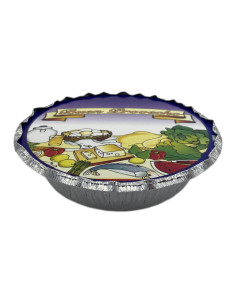 ✅ Envase de Aluminio Redondo para Paella con Tapa - Envío 24h.