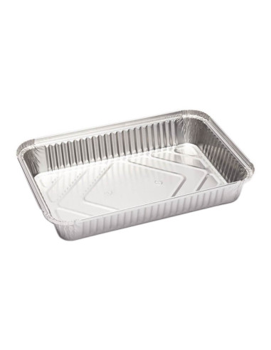 Bandeja de Aluminio de Un Solo Uso 2200 cc - Envío 24h.