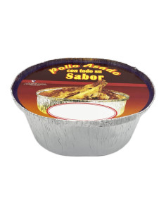 ▷ Embalagem Oval para Frango Assado com Tampa - Melhor Preço - Envio 24h.
