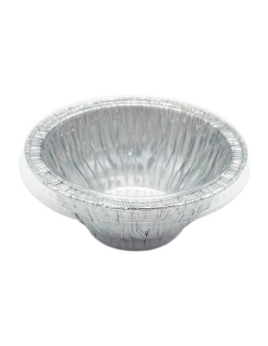 Envases de aluminio para postres 250 cc con Tapa - Envío 24h.