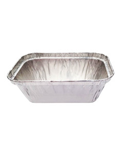 ENVASE DE ALUMINIO 150 cc 110X72X34 mm (75 Uds.)