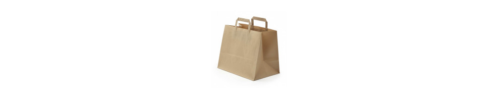 ▷ Bolsas De Papel Con Asas - Envases Del Mediterráneo